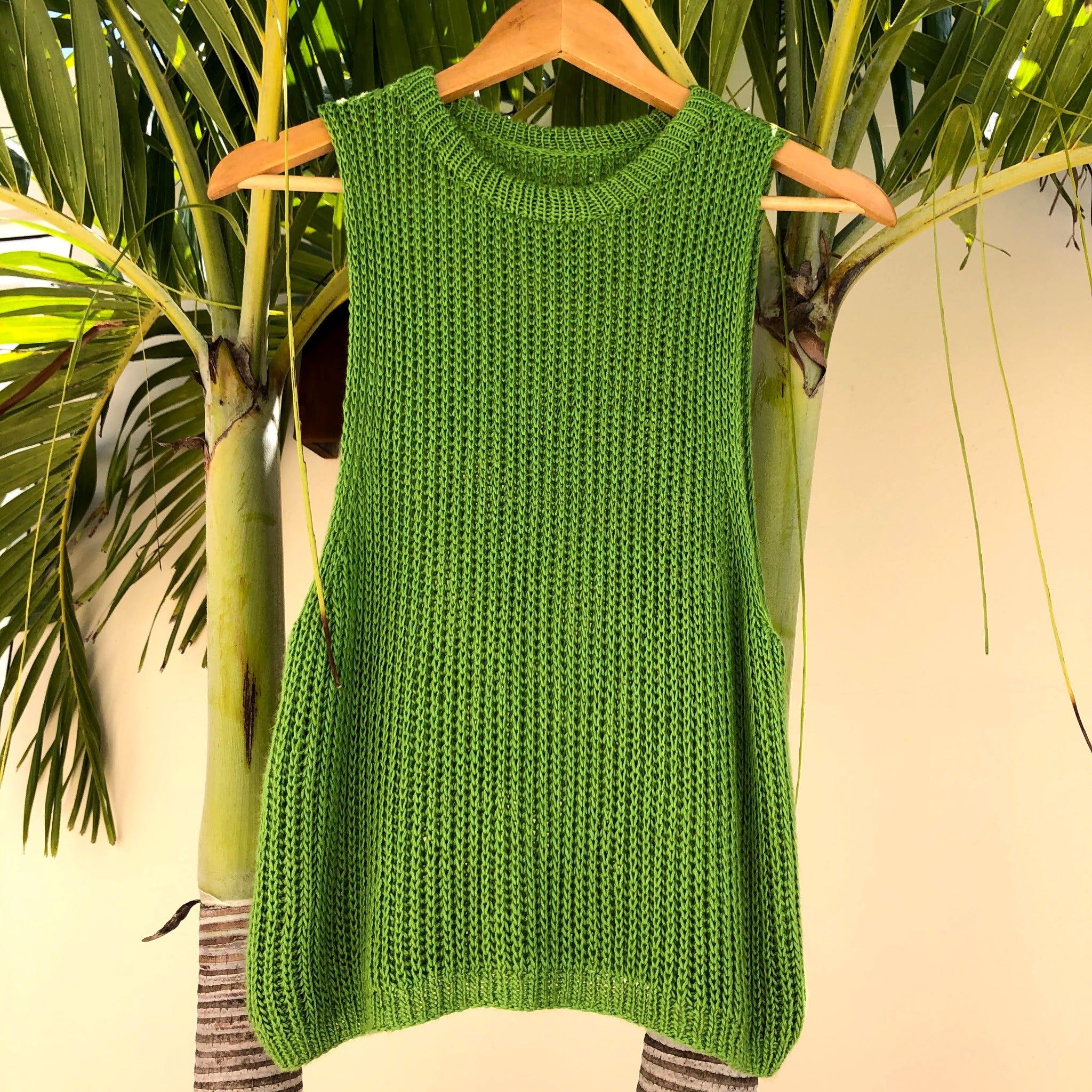 Bamboozled Fisherman's Rib Tank Top Knitting Pattern – mmmaking