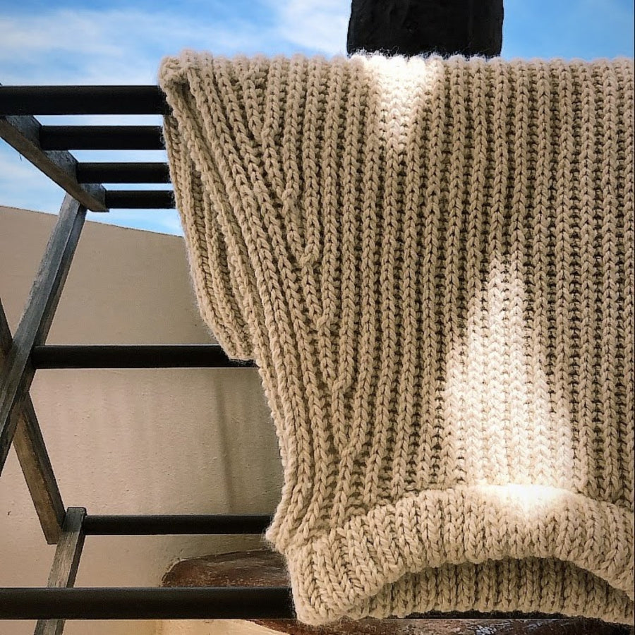 One Color Brioche Tank Knitting Pattern